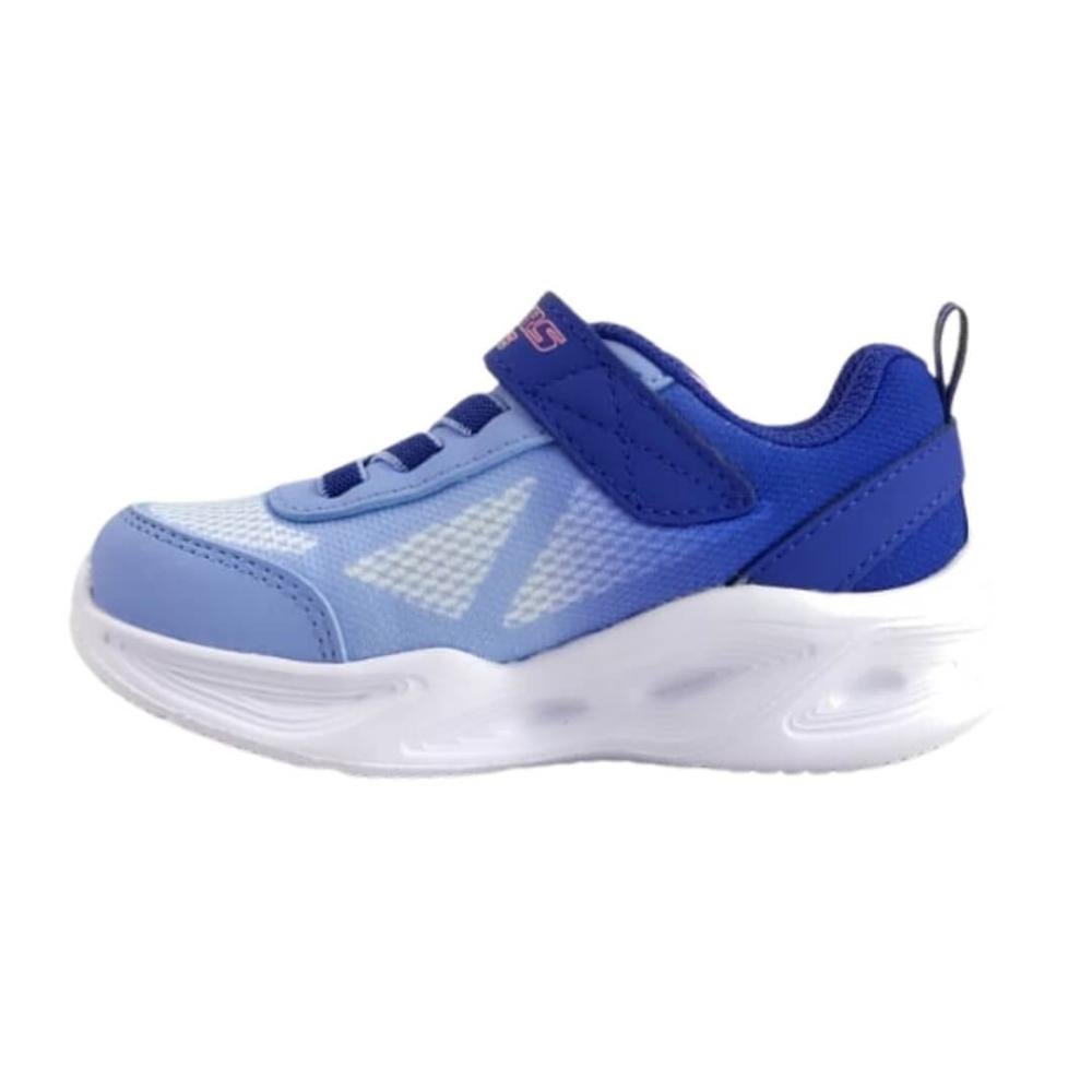 Tênis Infantil Skechers 303714l/Gylp Powered Lights Deluxe Azul Escuro 2