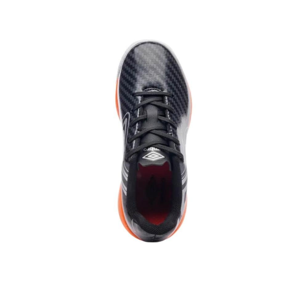 Tênis Infantil Menino Futsal Umbro 1336448 Pro 5 Jr Preto/Laranja 6