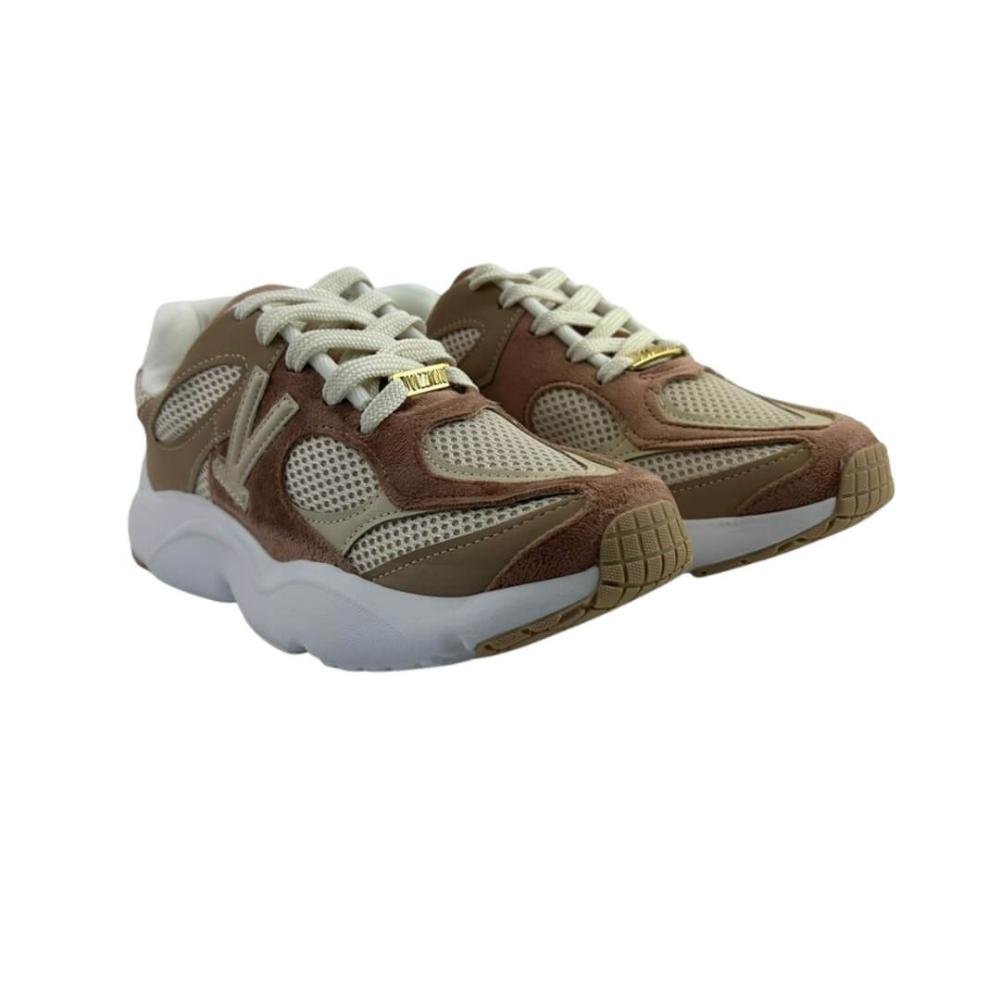 Tênis Feminino Vizzano Nylon Branco/Bege 2