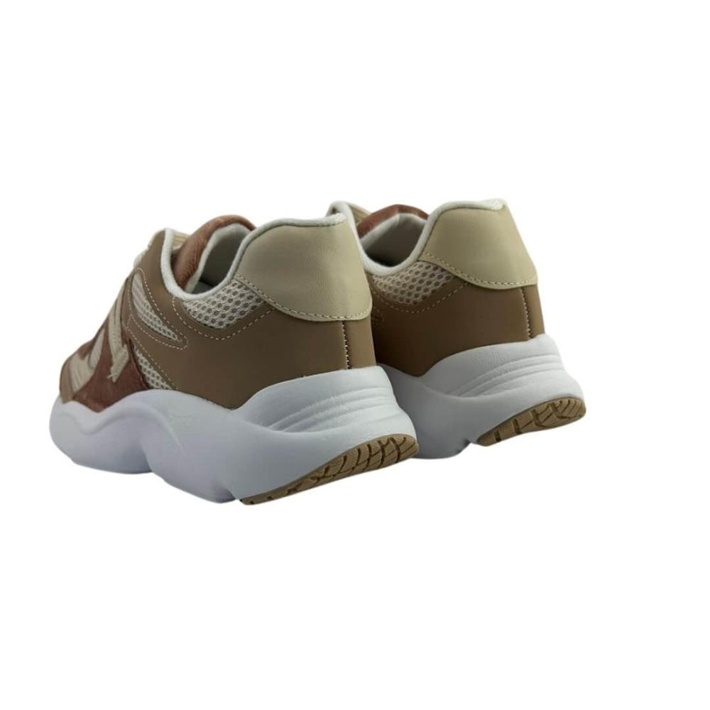 Tênis Feminino Vizzano Nylon Branco/Bege 3