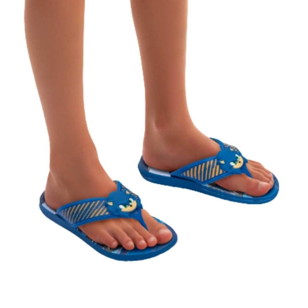 Chinelo Menino Grendene 23307 Sonic Way Super Azul/Amarelo 3