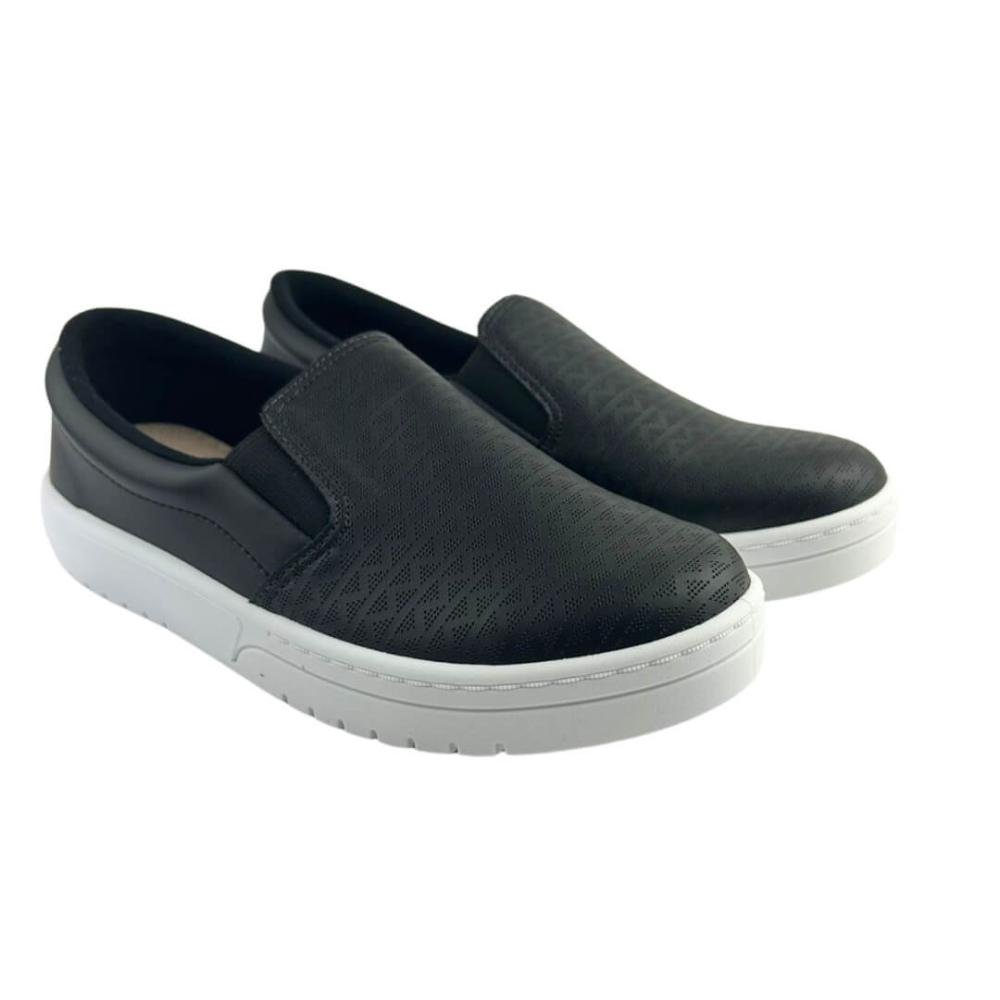 Tênis Feminino Moleca 5791.118 Np Sardenha Neo Preto 3