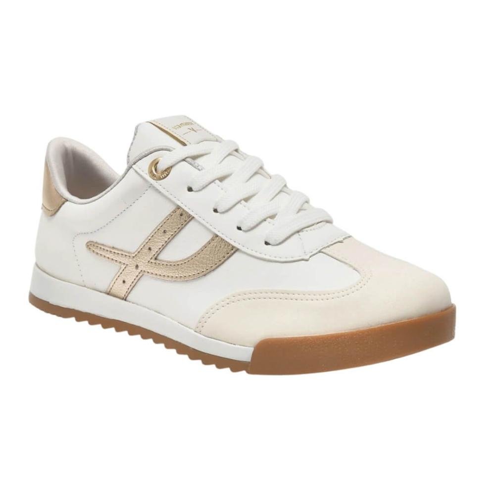 Tênis Feminino Via Marte 237-003-01 Nobuck Napa Metal Dakar Branco 2
