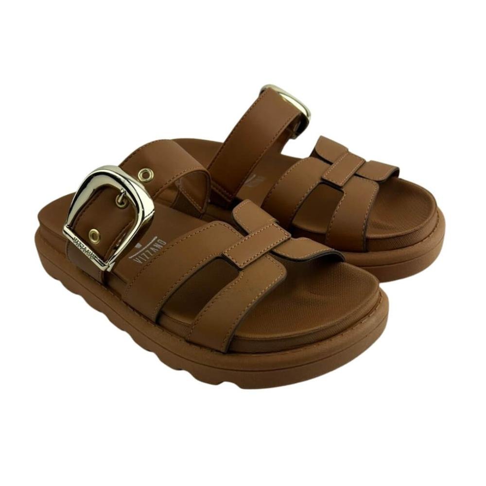 Sandália Feminina Vizzano 6510.110 Bege 2