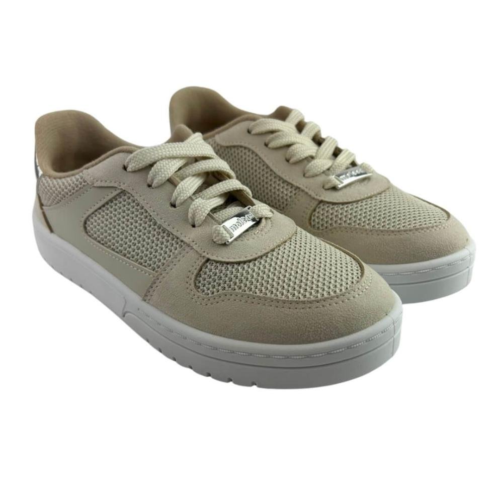 Tênis Feminino Moleca 5791.110 Taiwan/Camurca Flex Branco/Azul 2