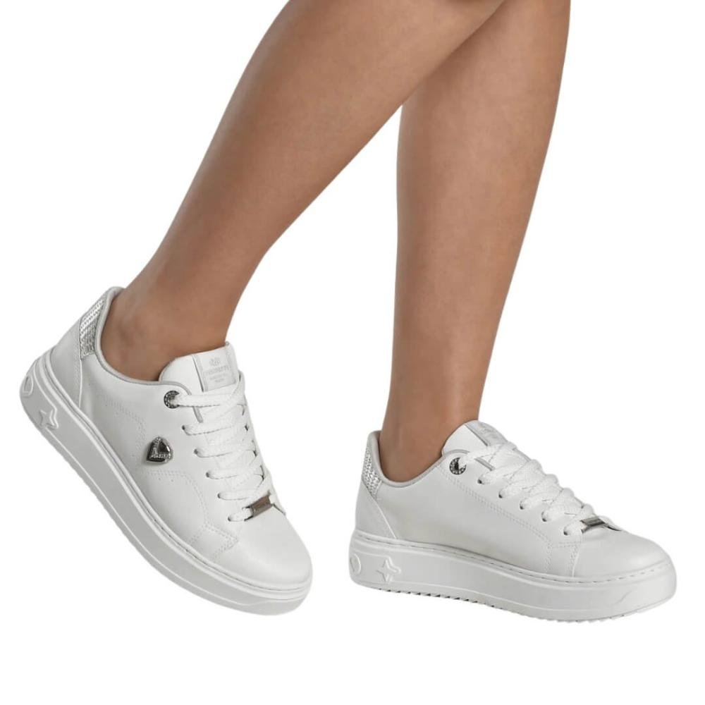 Tênis Feminino Via Marte 055-033-01 Napa Versalhes Dourado 4