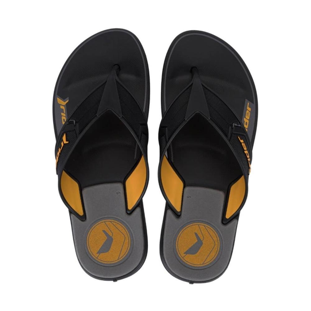 Chinelo Masculino Start Iii Rider 12499 Preto/Amarelo 2
