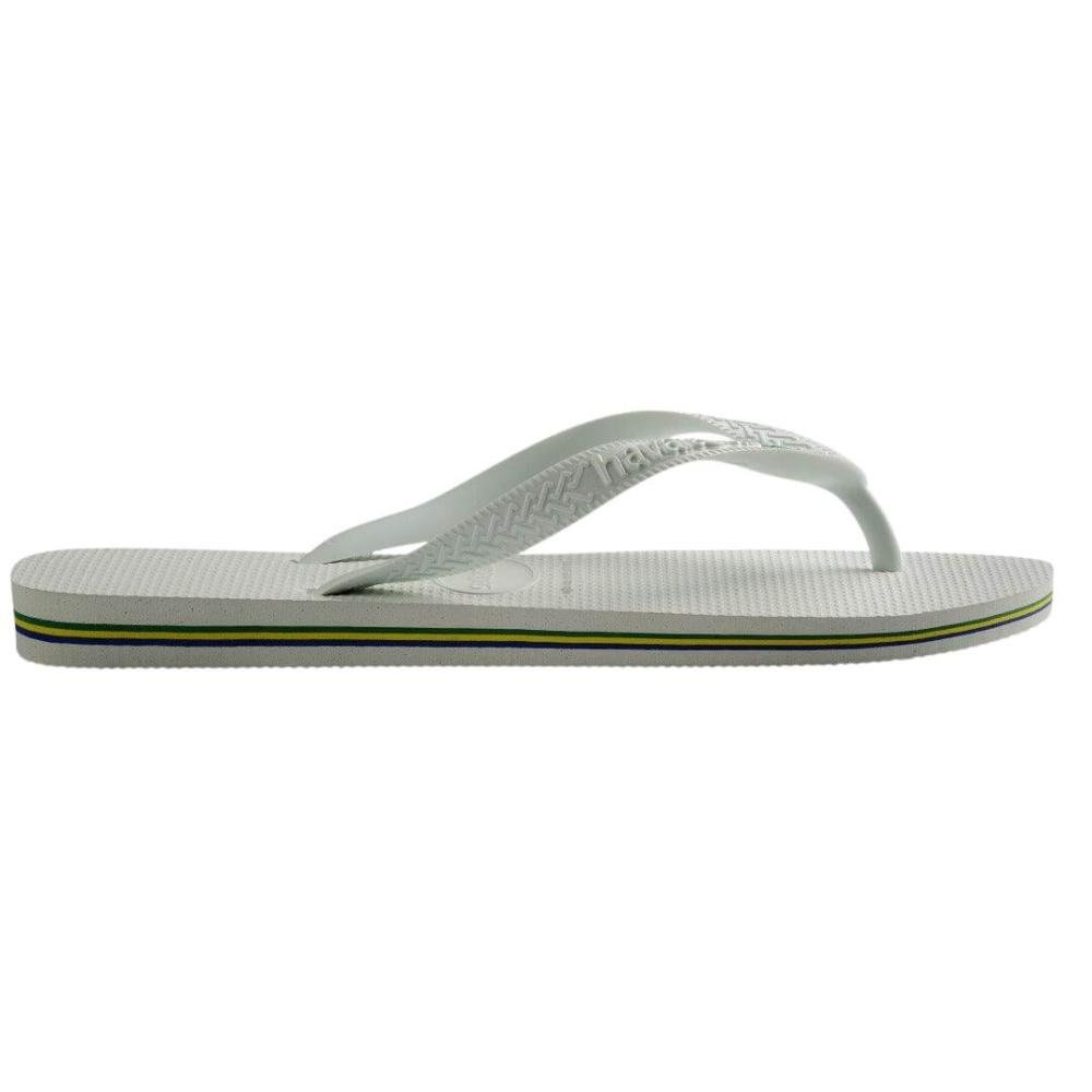 Sandália Masculina Havaiana Brasil Fc Branco