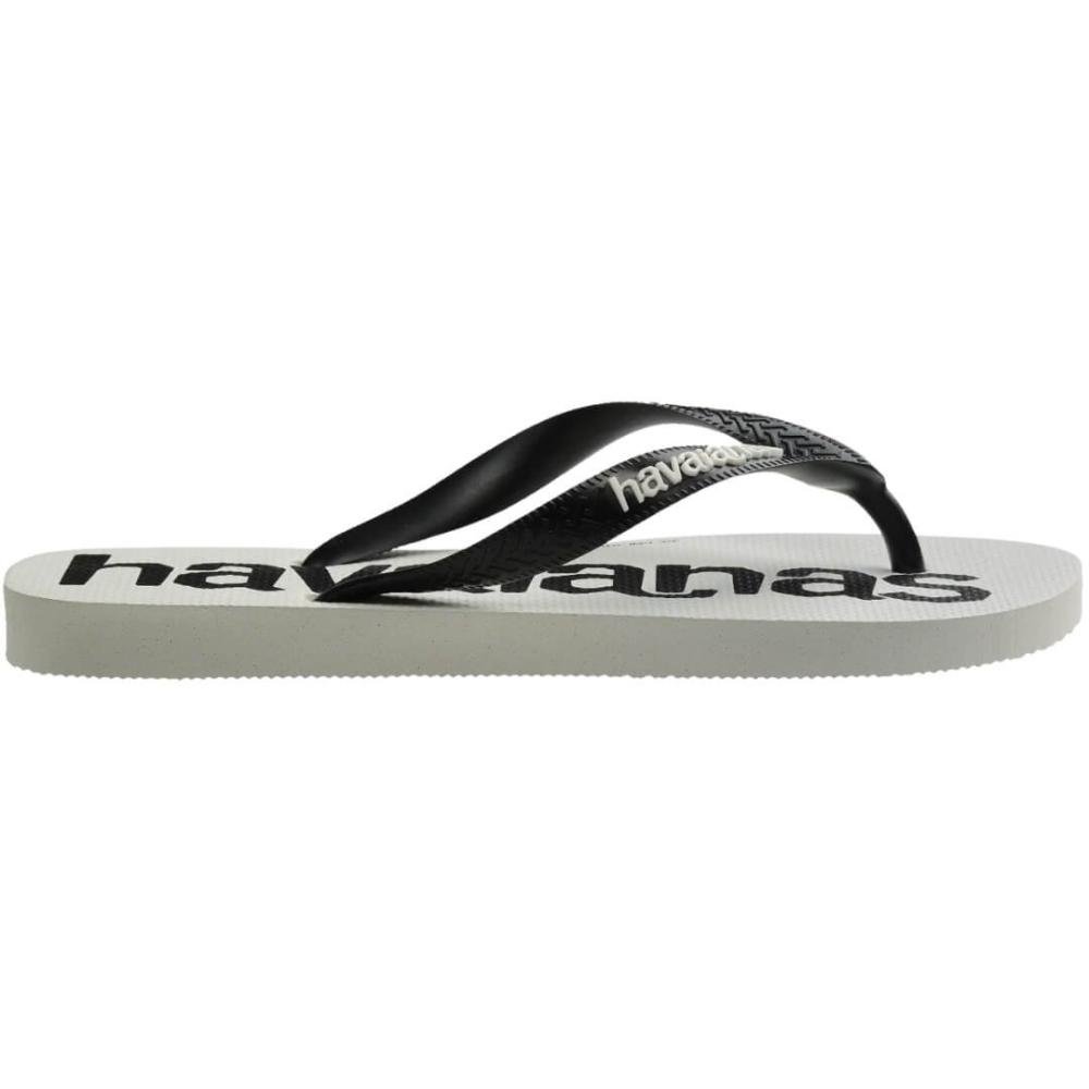 Chinelo Masculino Havaianas Logomania2 Fc Branco/Preto 3