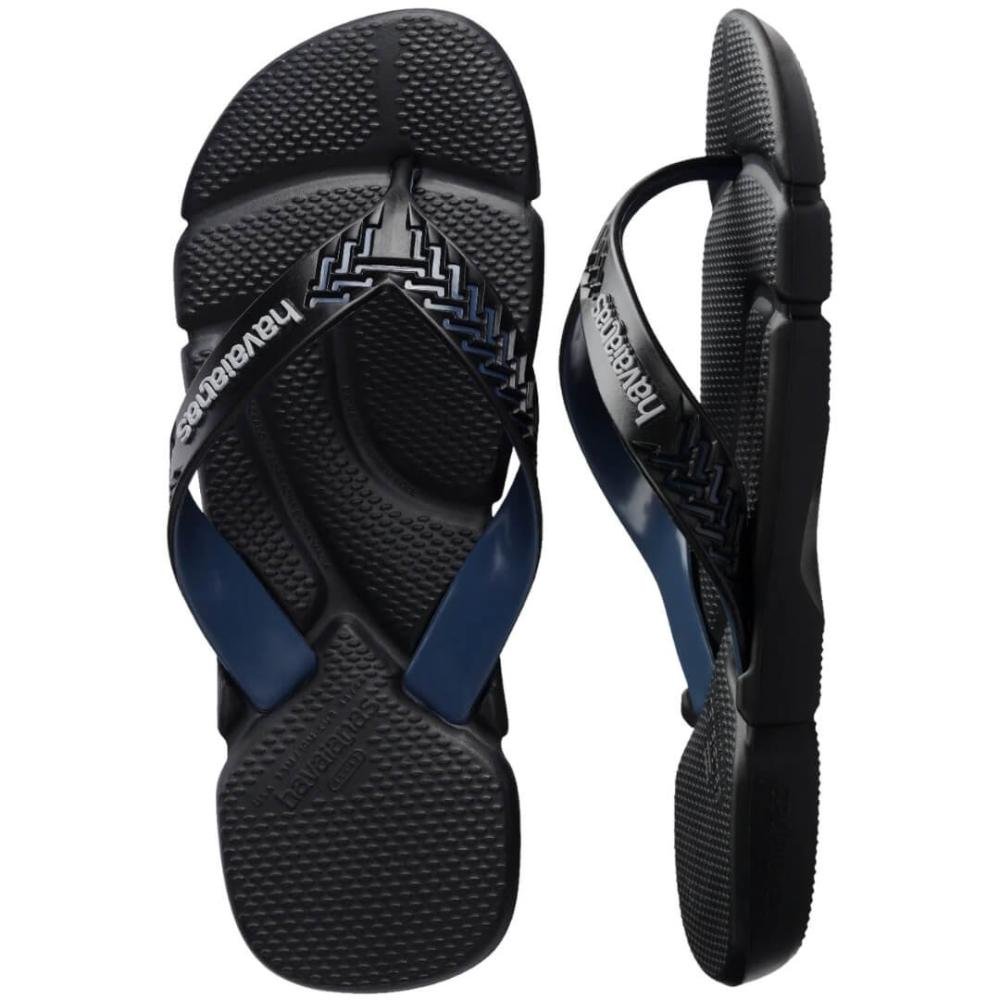 Chinelo Masculino Havaianas Power 2.0 Fc Preto/Azul 5