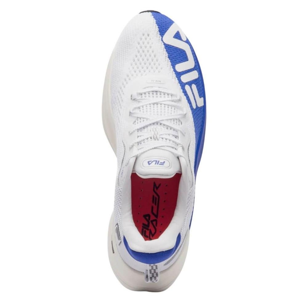 Tênis Masculino Fila 1323590 Racer Speedzone  Branco/Azul 4