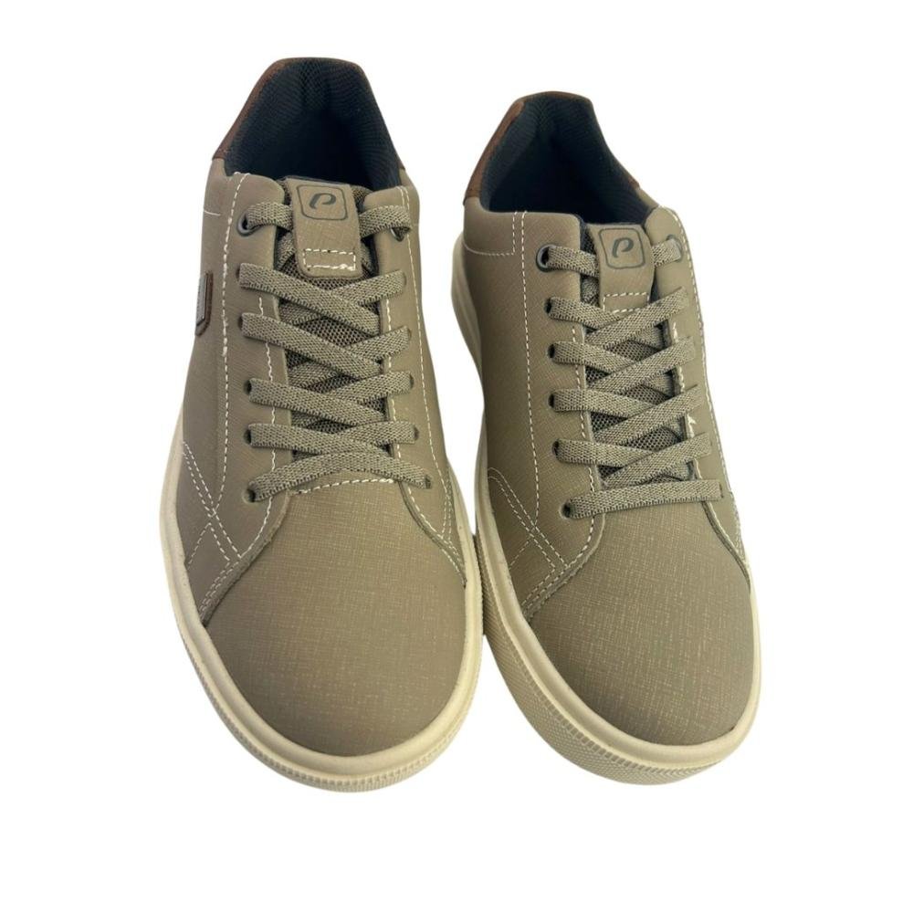 Tênis Masculino Pegada  Estonado Bege 2