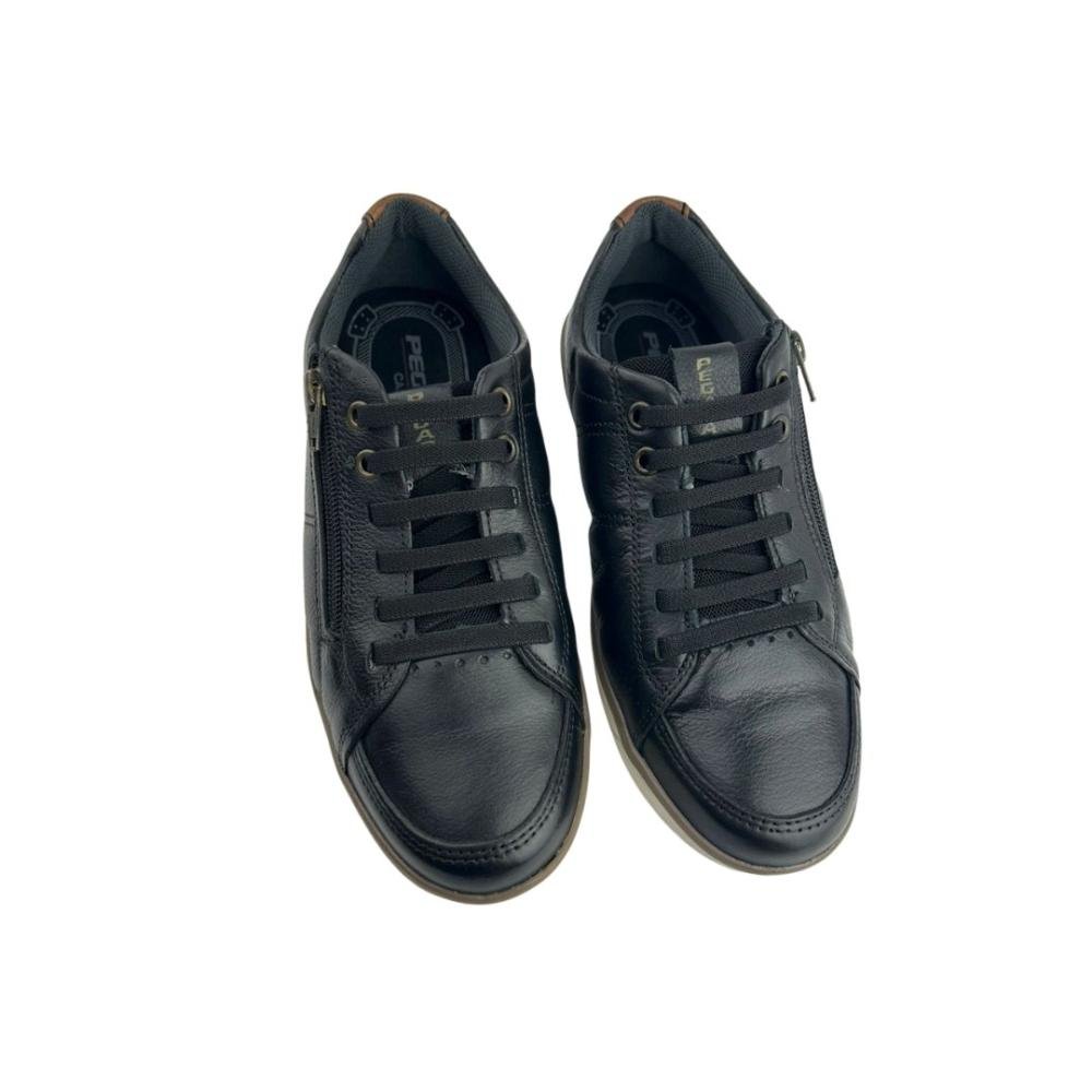 Sapatênis Masculino Pegada 119313-06 Nature Preto Pull Up Preto/Marrom 2