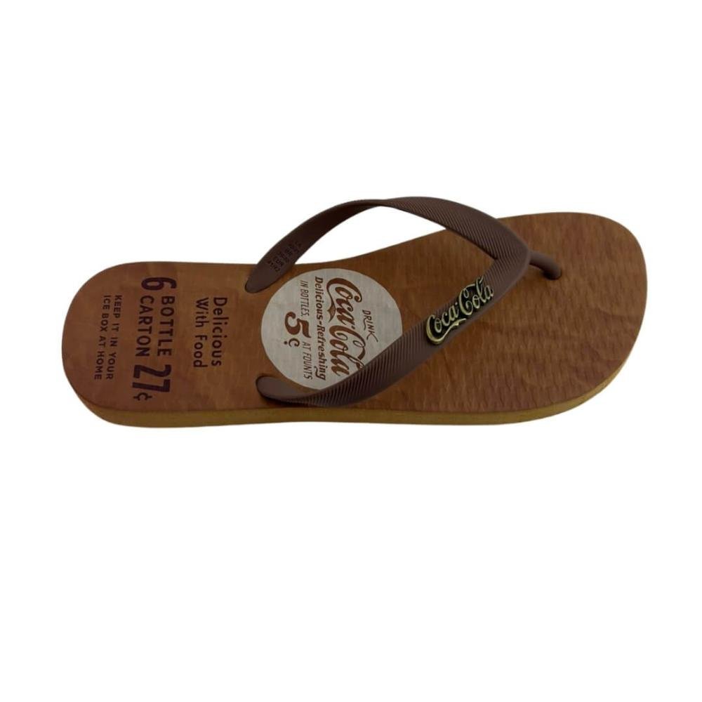 Sandália Masculina Coca-Cola Marrom 1