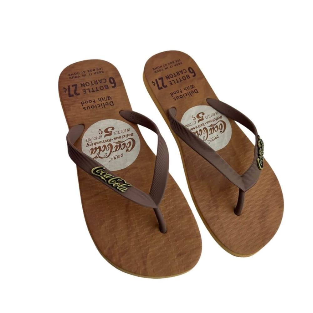 Sandália Masculina Coca-Cola Marrom 2