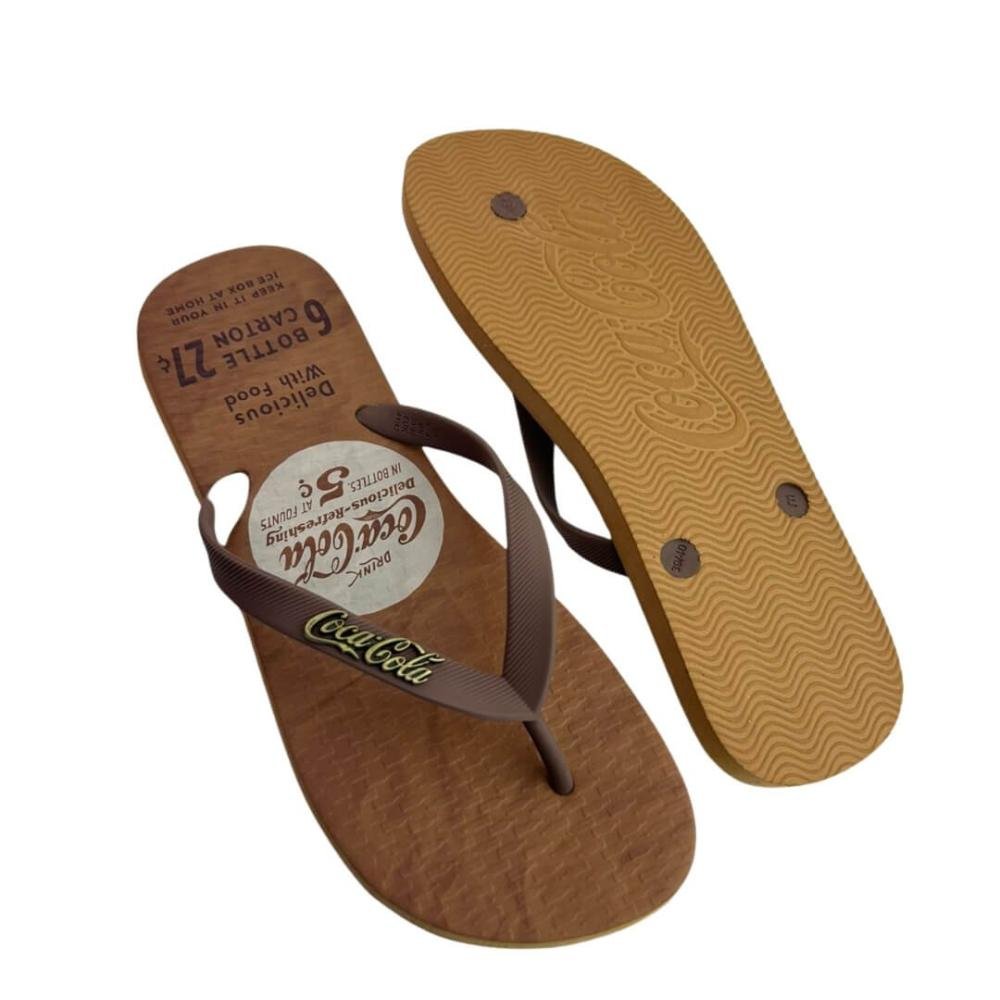 Sandália Masculina Coca-Cola Marrom 3