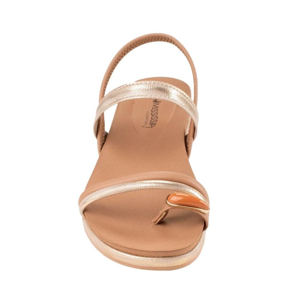 Sandália Feminina Mississipi Mf452 Rives Santini Rose Rosa 3