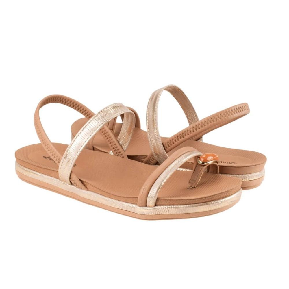 Sandália Feminina Mississipi Mf452 Rives Santini Rose Rosa 6