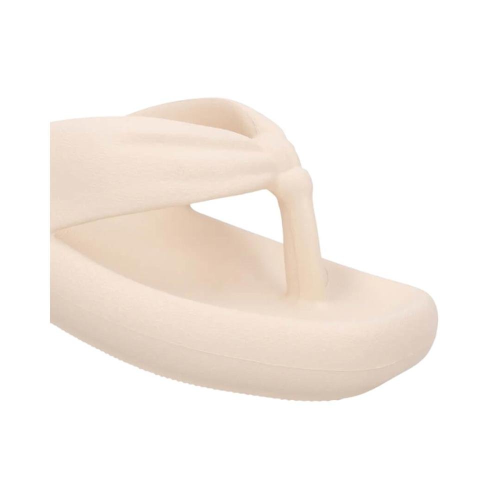 Chinelo Feminino Usaflex Ao12001001 Plataforma  Bege 4