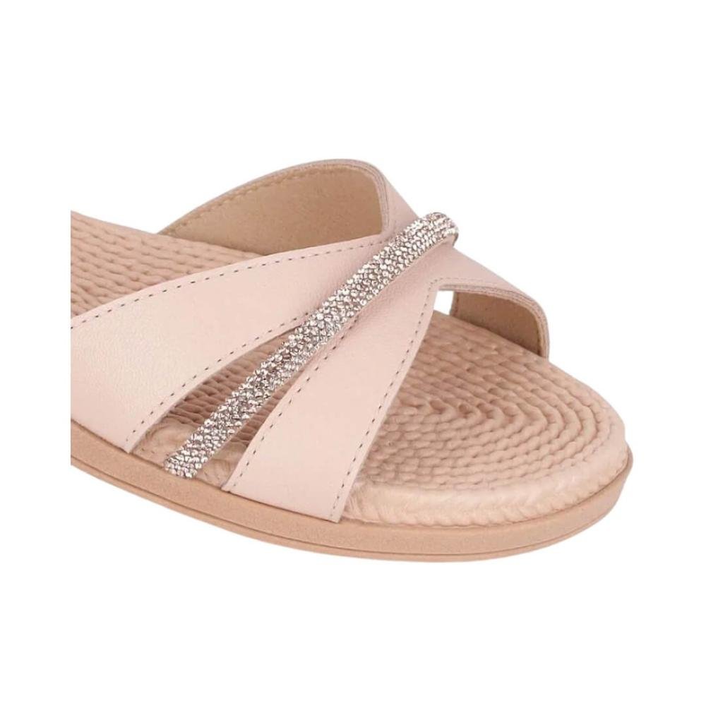 Sandália Feminina Piccadilly 513012-5 Rasteirinha Adla Rose Rosa 4