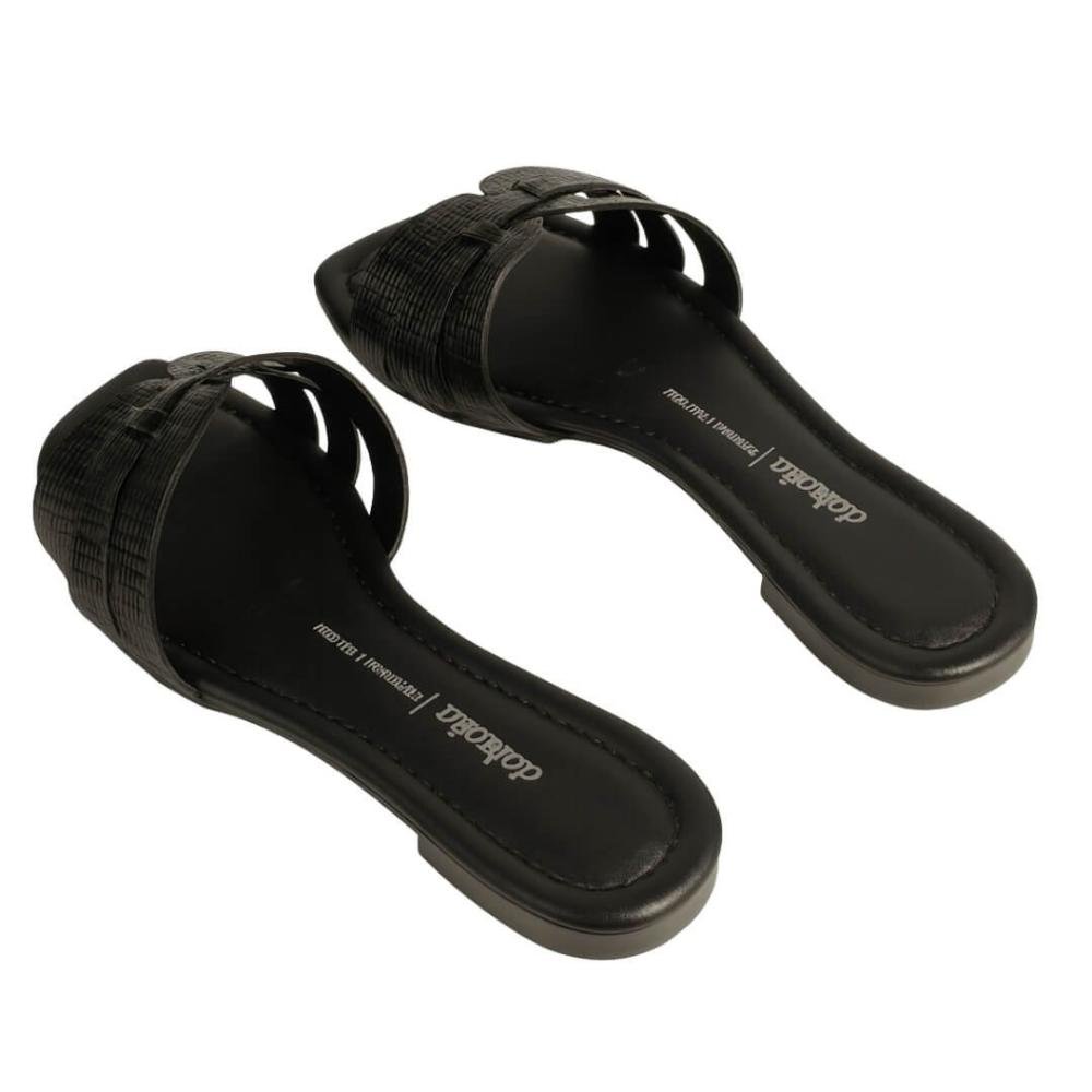 Chinelo Feminino Slide Dakota Y9551 Atlantis  Preto 4