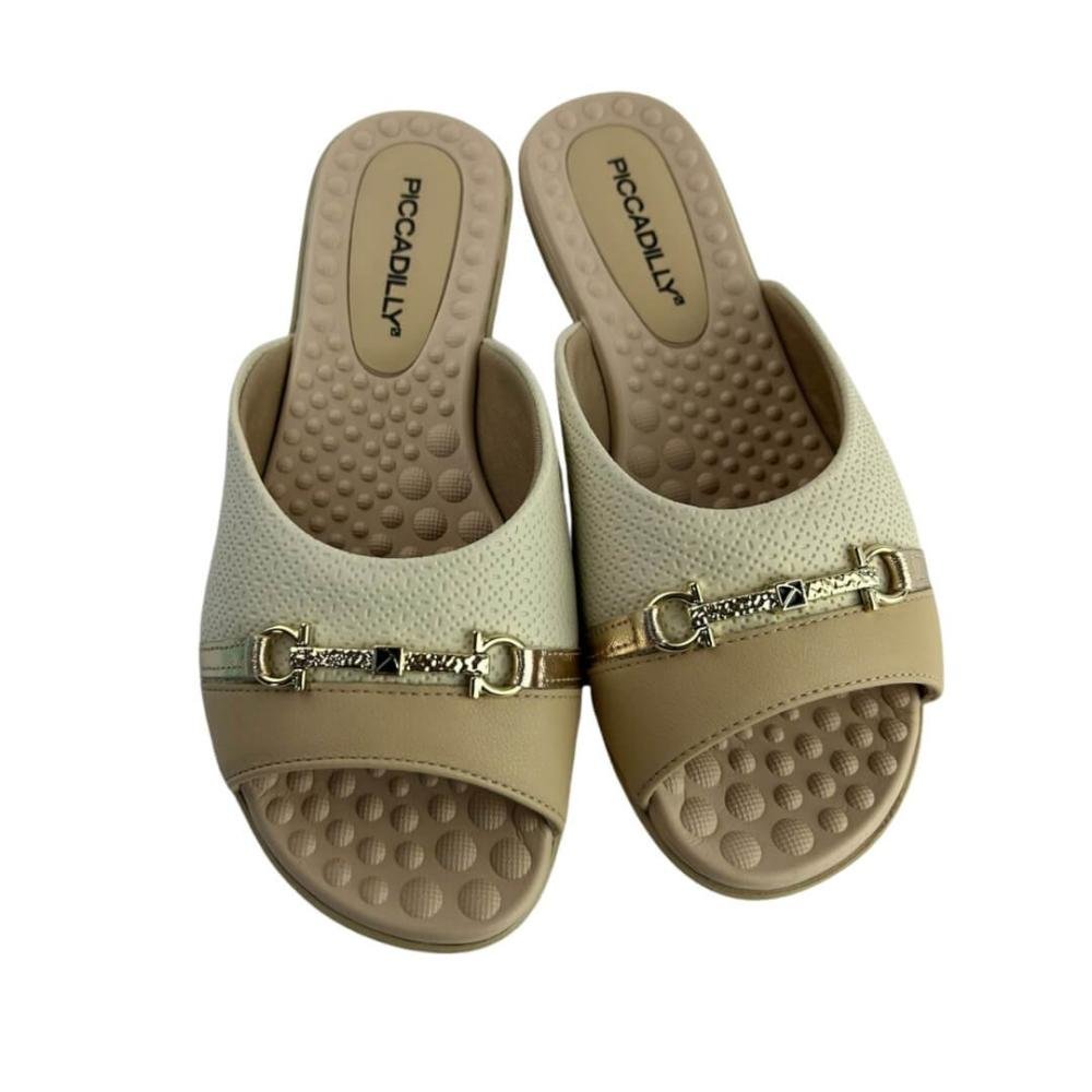 Tamanco Feminino Piccadilly Camila Off White 2