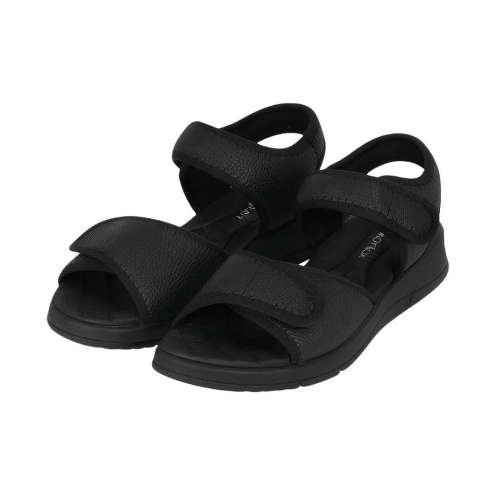 Sandália Feminina Piccadilly 571003-54 Papete Esporão Anabela Médio Preto 2