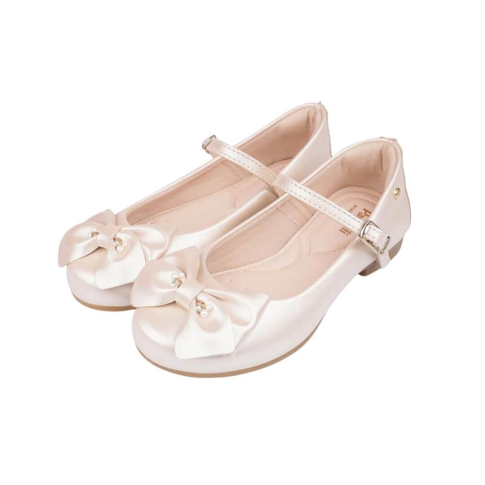 Sapatilha Infantil Menina Pampili 100.543.000 Angel Perolada Nude Creme 3
