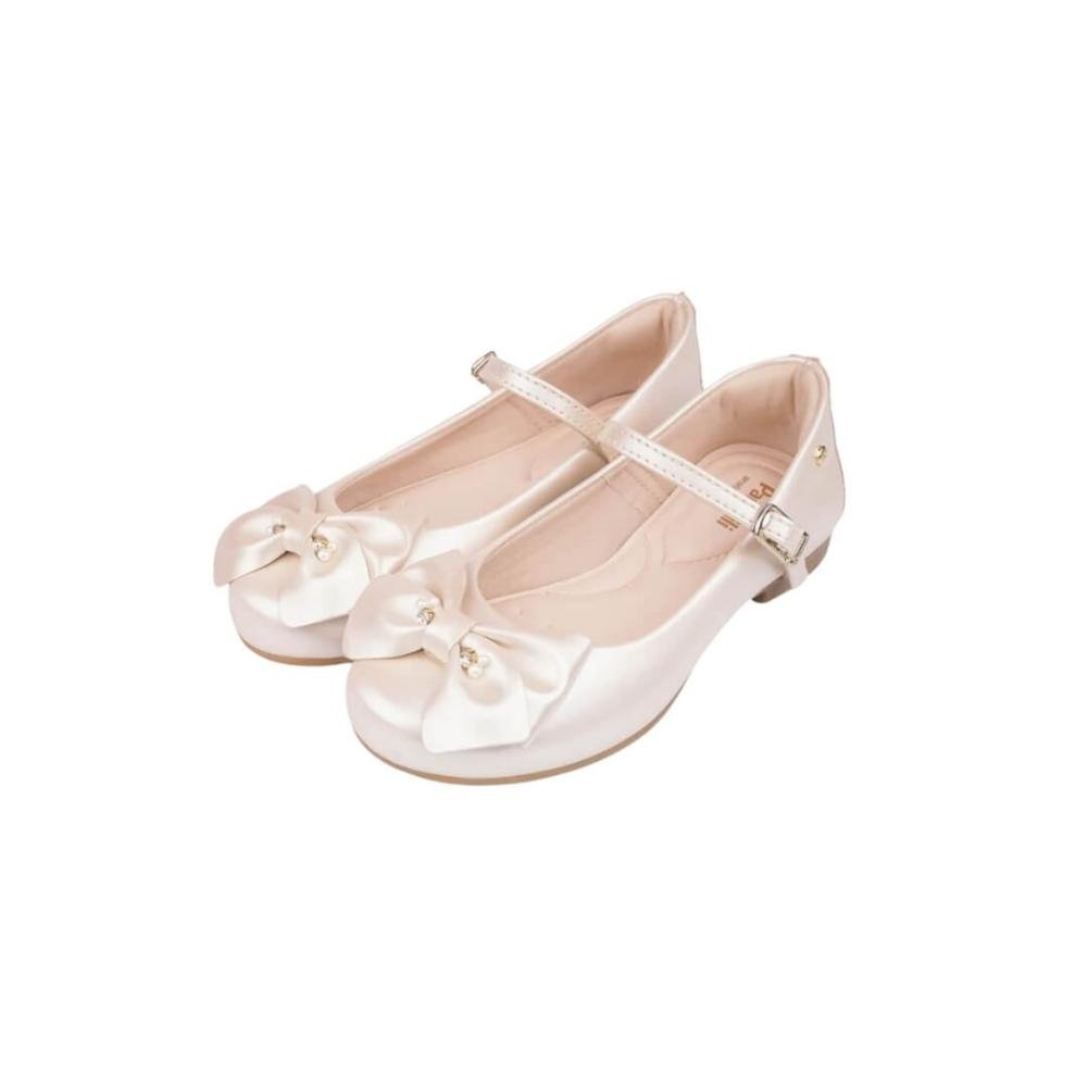 Sapatilha Infantil Menina Pampili 100.543.000 Angel Perolada Nude Creme 3