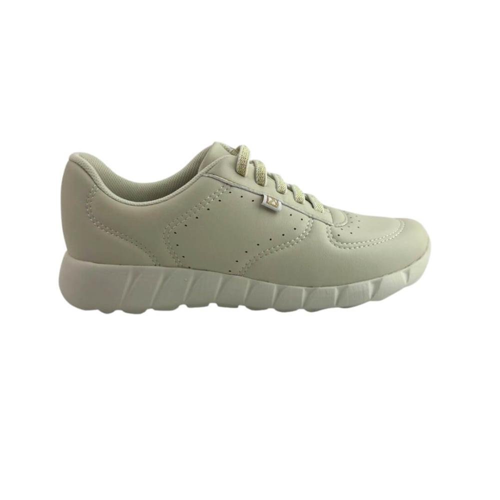 Tênis Feminino Piccadilly 970110-7 Fabi Rasteira Off White