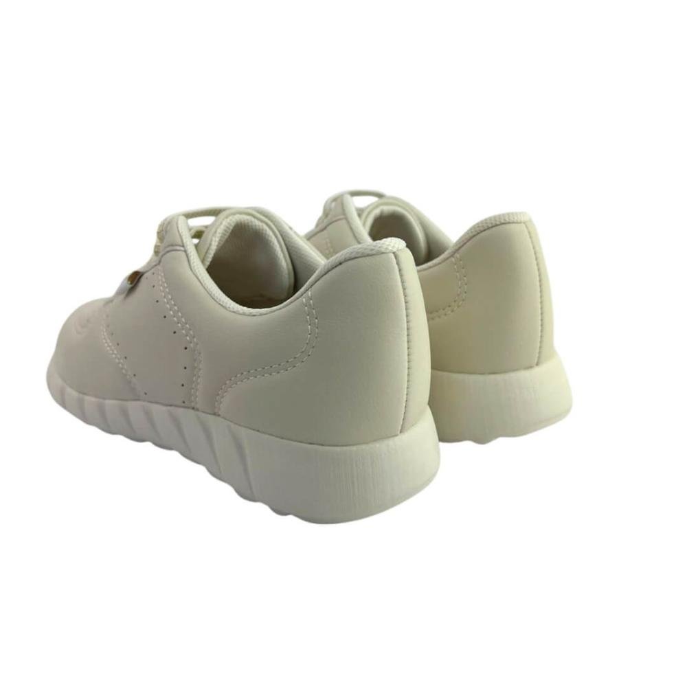 Tênis Feminino Piccadilly 970110-7 Fabi Rasteira Off White Branco 3