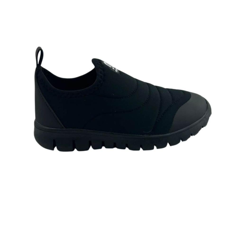 Tênis Infantil Menino Novopé 10001283_3 Textil Preto/Preto