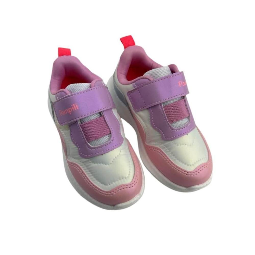 Tênis Infantil Menina Pampili 746.047.000 Bubble Branco 3