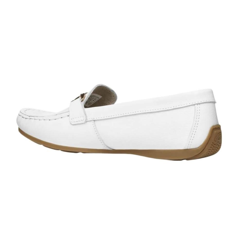 Mocassim Feminina Pegada 249007-01  Em Couro Branco Branco 2