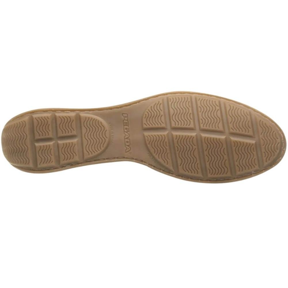 Mocassim Feminina Pegada 249007-01  Em Couro Branco Branco 5