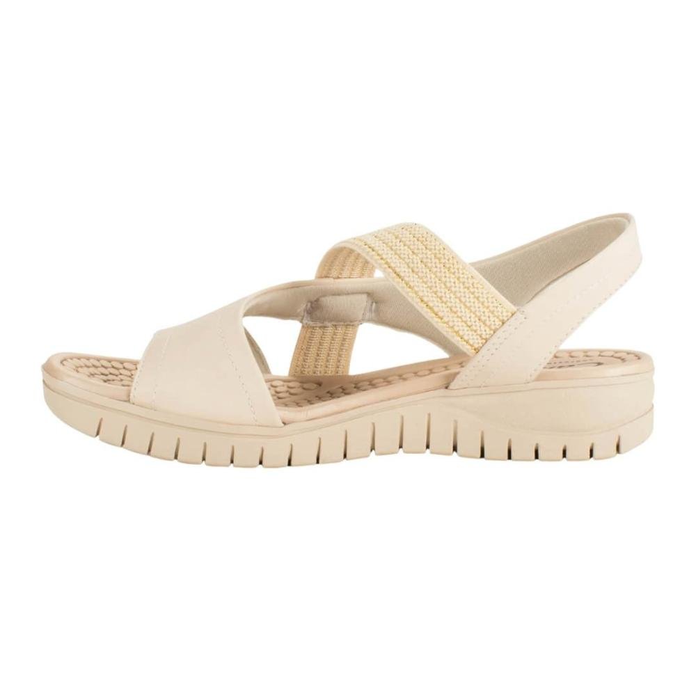 Sandália Feminina Campesi Cp351 Papete Bege Bege 2