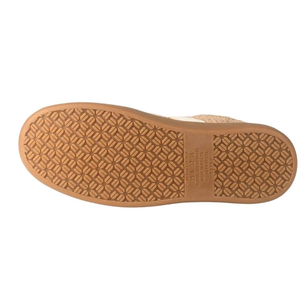 Tênis Feminino Dakota Casual D1021 0001 Bege Bege/Branco 6