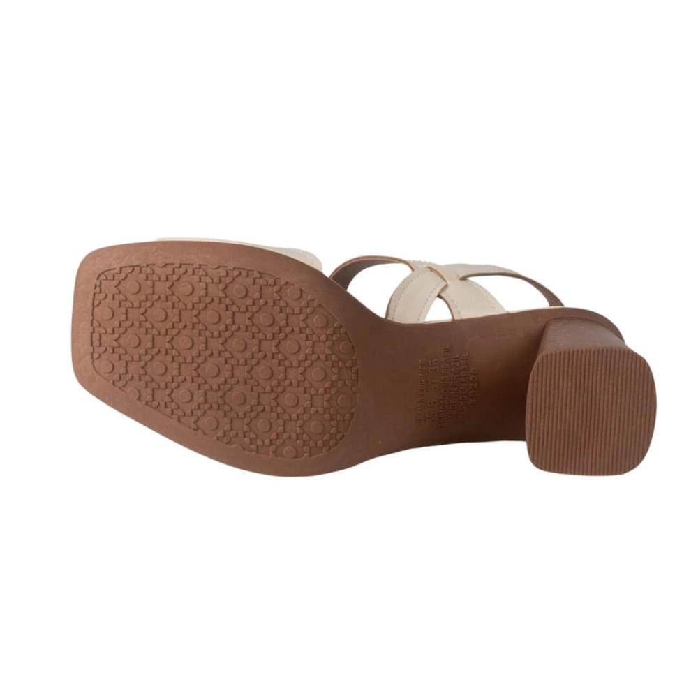 Sandália Feminina Dakota Y9762-0001 Creme Bege 7