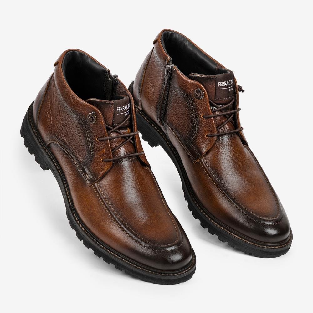 Bota Casual Couro Ferracini Masculina Texas 5152-673I Marrom 2