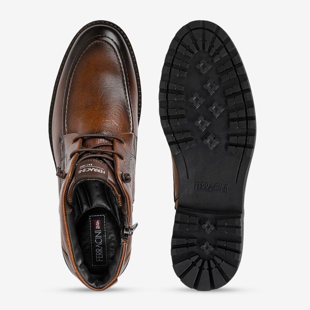 Bota Casual Couro Ferracini Masculina Texas 5152-673I Marrom 3