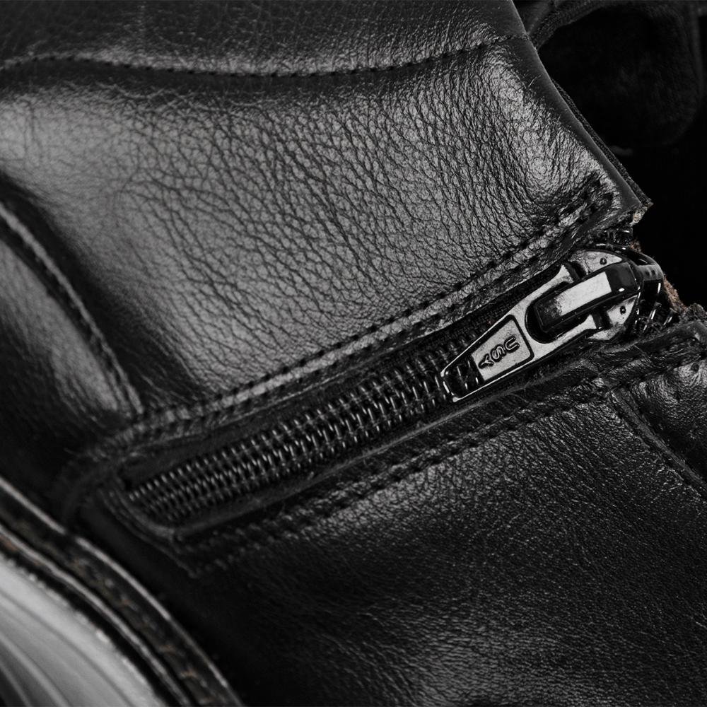 Bota Casual Ferracini de Couro Preta Full 4567-696H Preto 4