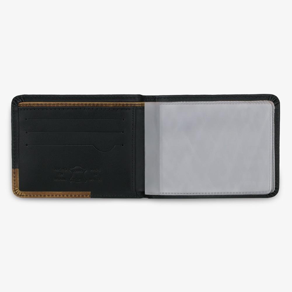 Carteira Couro Ferracini Preta CF375A Preto 2