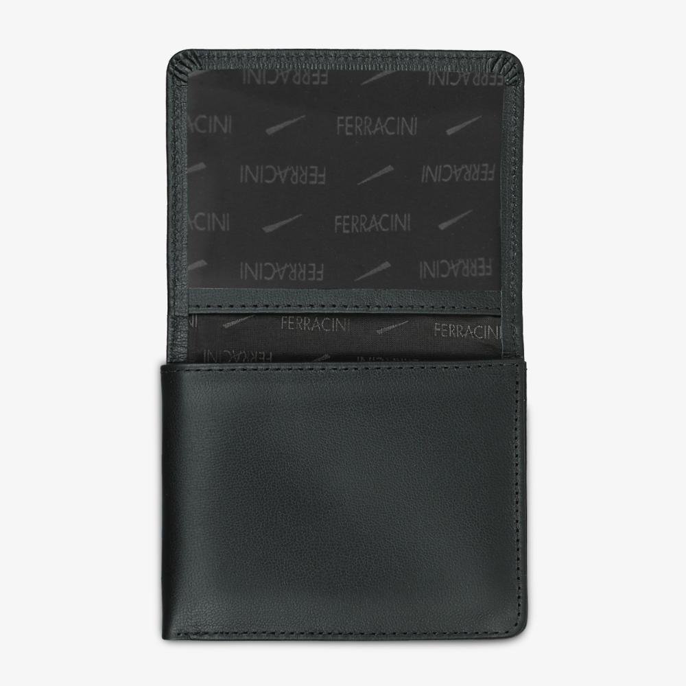 Carteira Couro Ferracini Masculina CF377A Preto 2