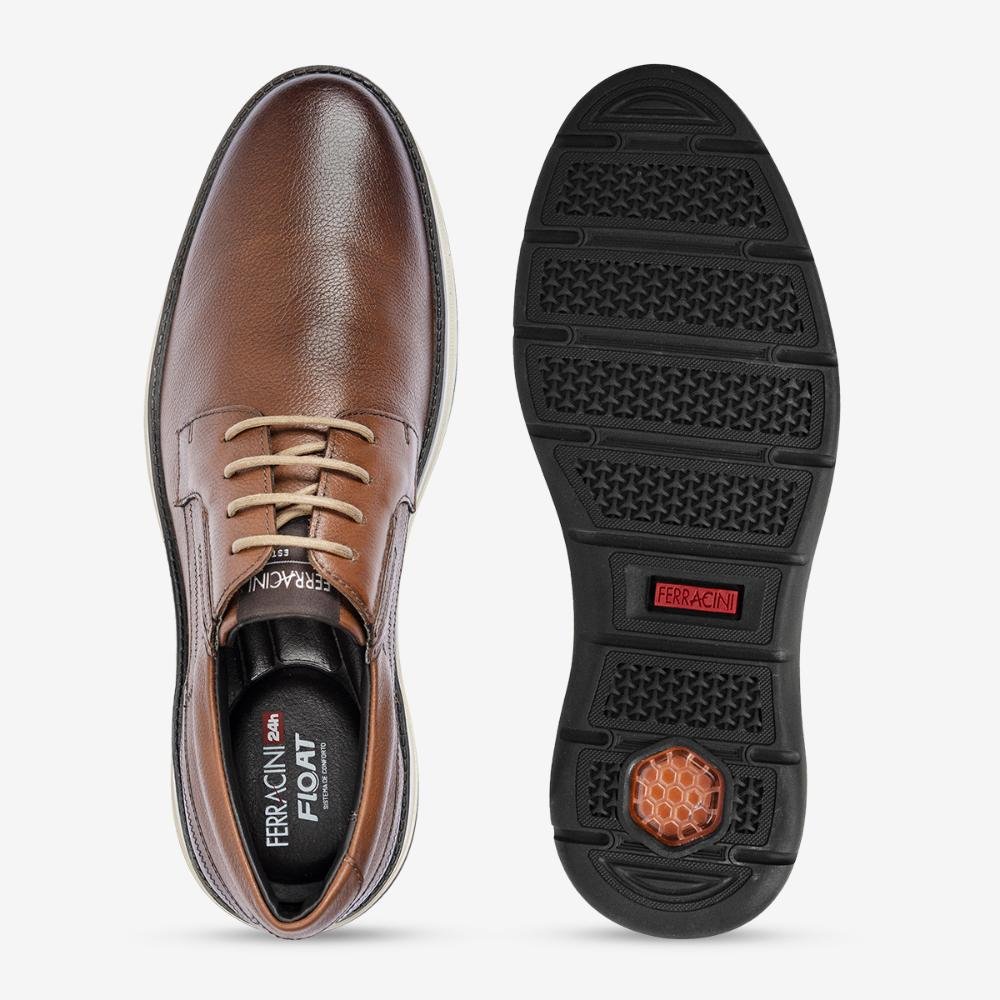 Sapato Casual Masculino Fluence Ferracini 5540-559J Marrom 3