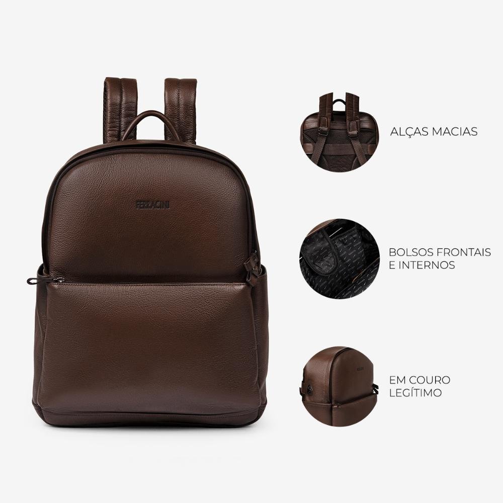 Mochila Ferracini Cabernet M111-C Marrom 2