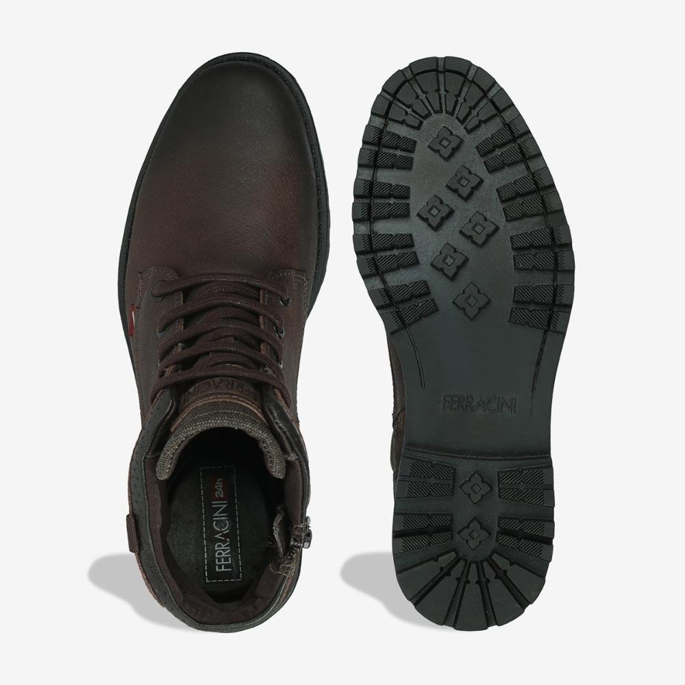 Bota Casual Ferracini Cross de Couro Masculino 9932-517C Marrom 3