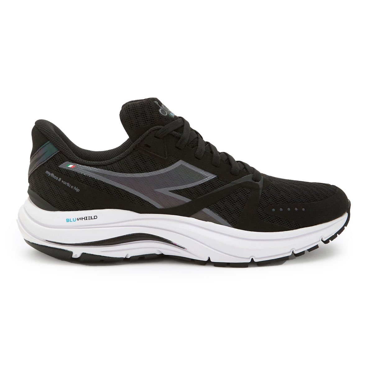 Tênis Esportivo Diadora Mythos Blushield 8 Vortice HIP W Preto Feminino
