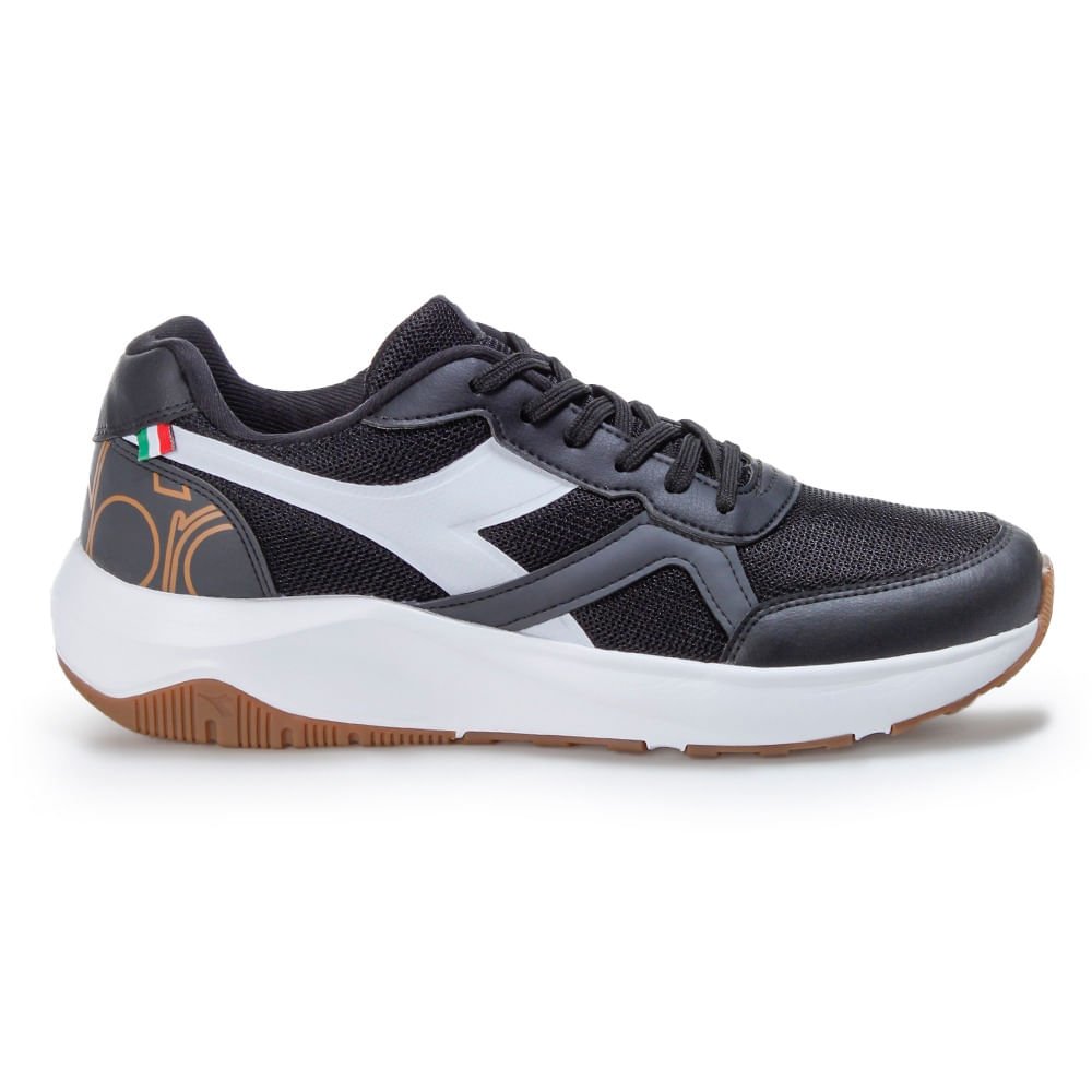 Tênis Casual Diadora Mercury Elite Branco e Vermelho Unissex