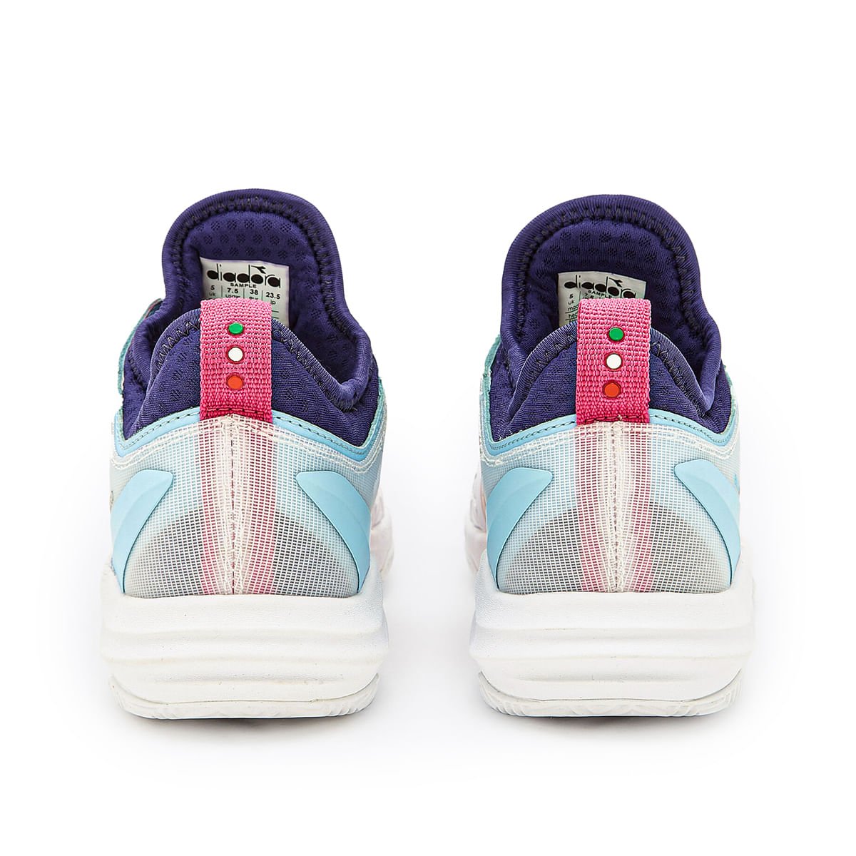 Tênis Diadora Speed Blushield Fly 4+ Clay Branco e Azul Feminino Branco 12