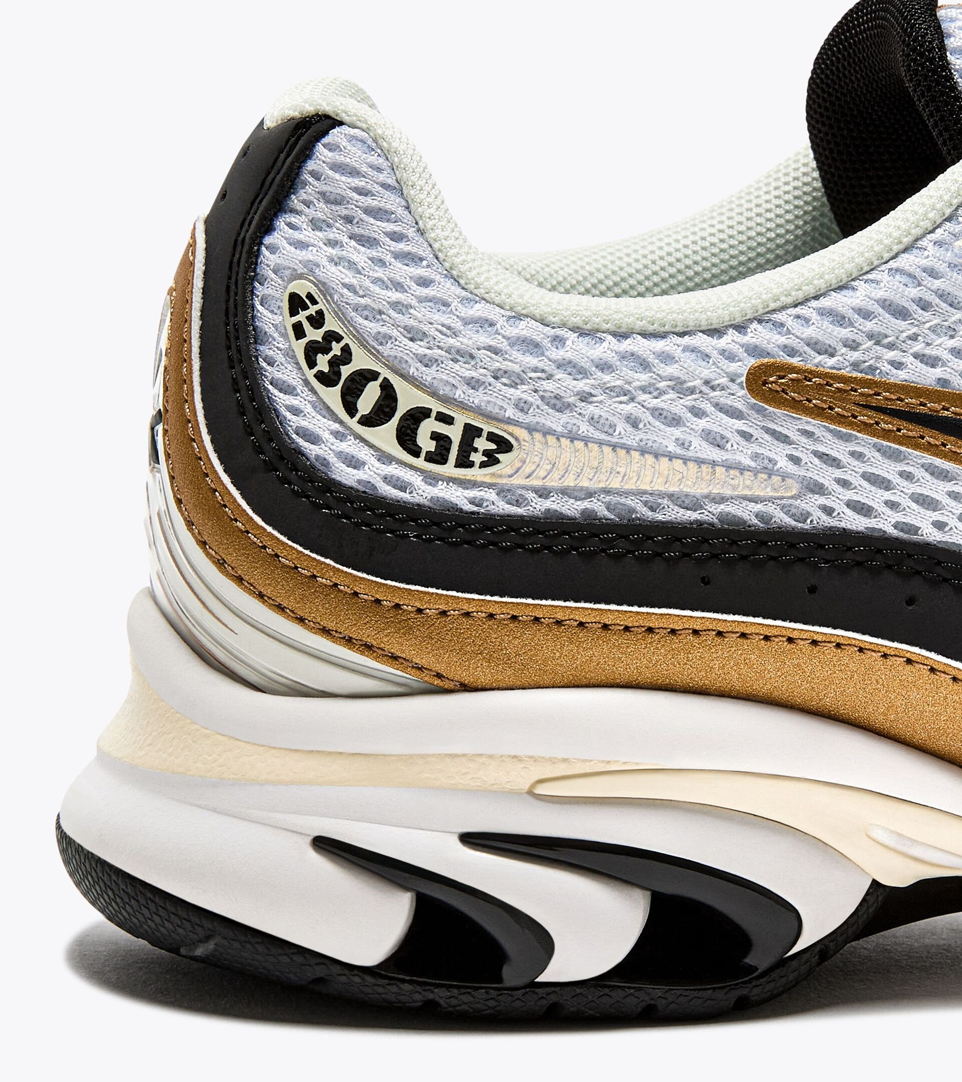 Tênis Diadora Unissex Mythos Propulsion 280 Branco e Dourado Multicores 4